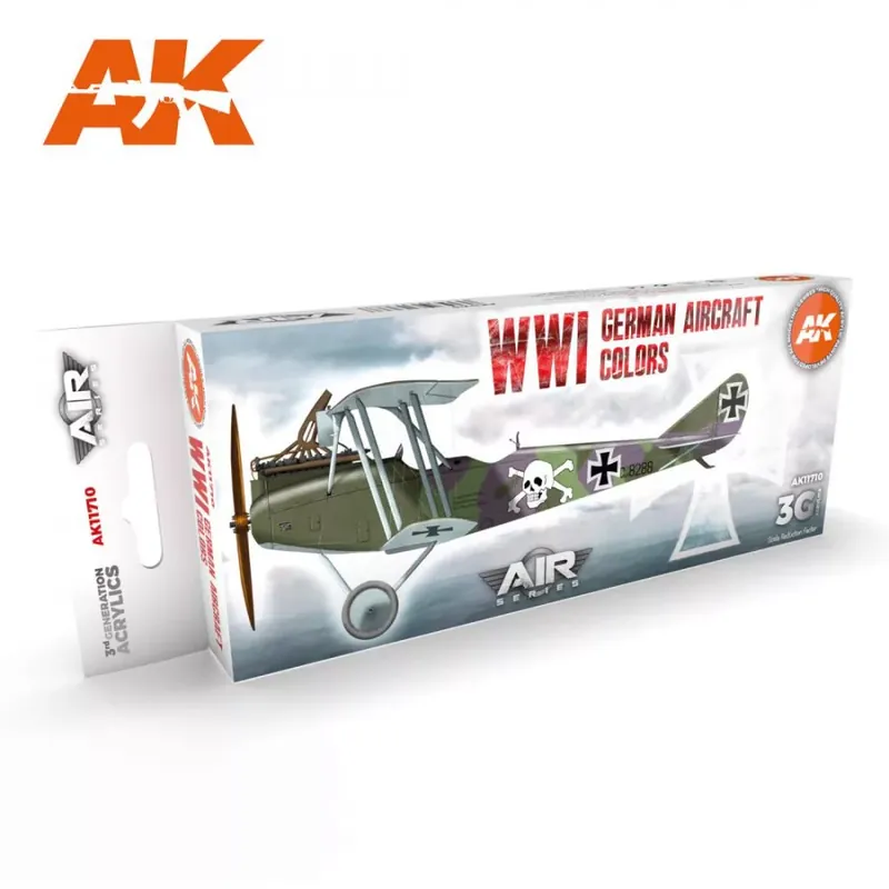 Különleges ajánlat Acrylics 3rd generation WWI German Aircraft Colors SET 3G