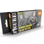 Acrylics 3rd generation WWII German Italian camouflage Ne maradj le