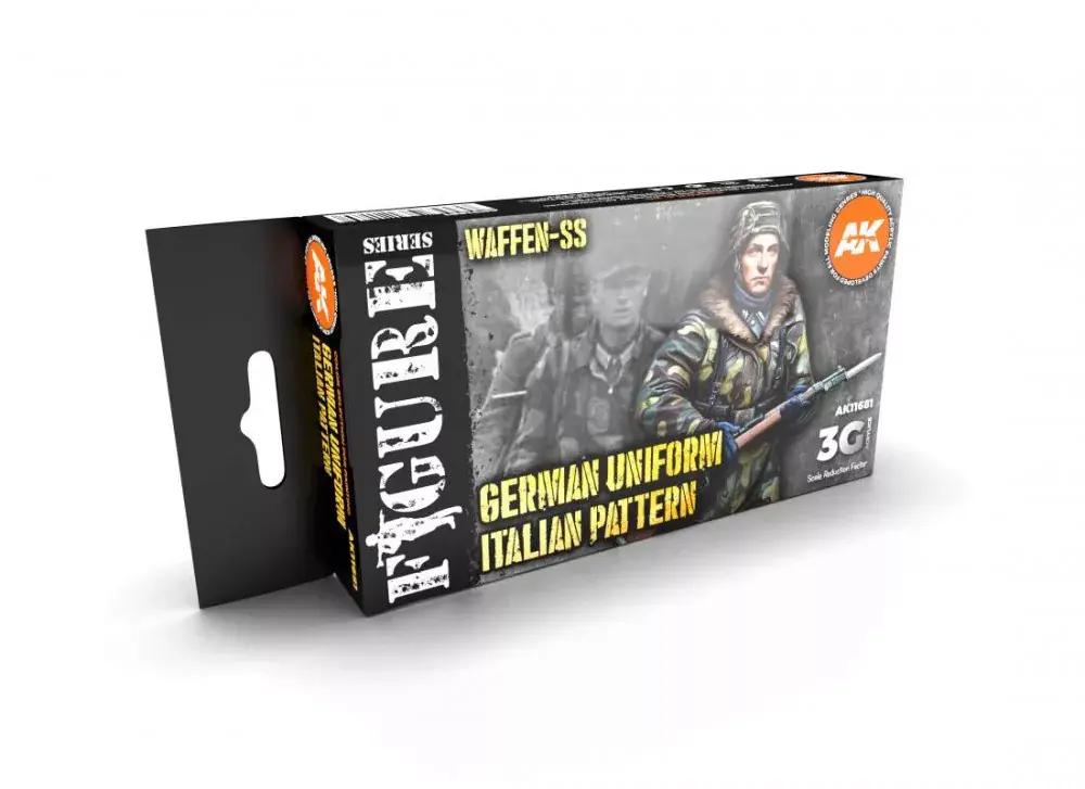 Acrylics 3rd generation WWII German Italian camouflage Ne maradj le