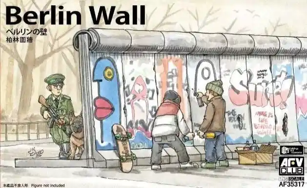 Népszerű AFV-Club 1 35 Berlin Wall (3 units wall set)