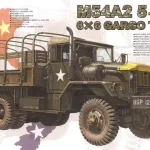 Népszerű AFV-Club 1 35 M54A2 5-Ton 6x6 Cargo Truck harcjármű makett