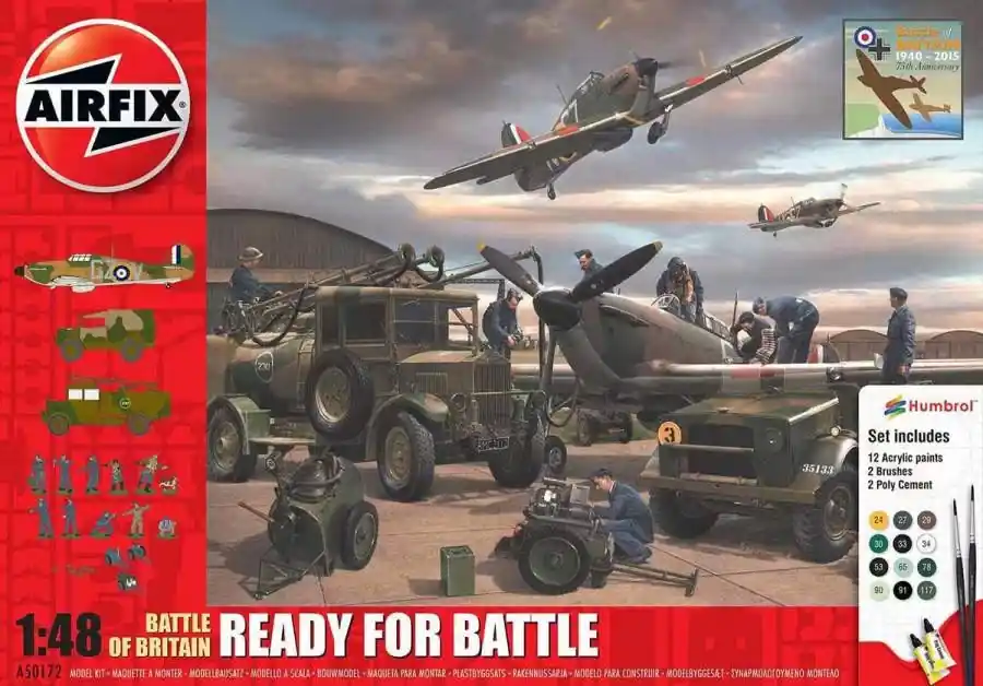 Exkluzív ajánlat Airfix 1 48 Battle of Britain - Ready for Battle Gift Set