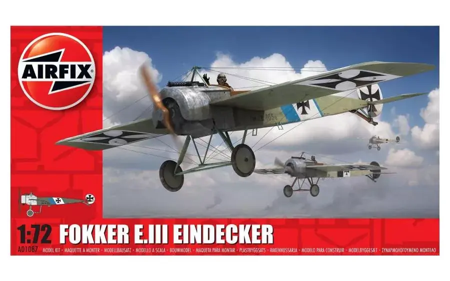 Bestseller Airfix 1 72 Fokker E.III Eindecker Scheme E.III repülő makett
