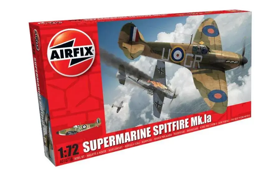 Airfix 1 72 Supermarine Spitfire Mk.I repülő makett Akció