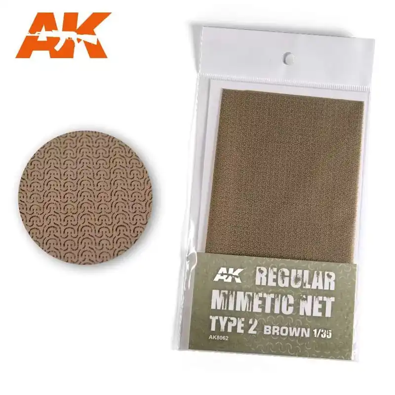 AK Interactive camouflage net brown type 2. Bestseller