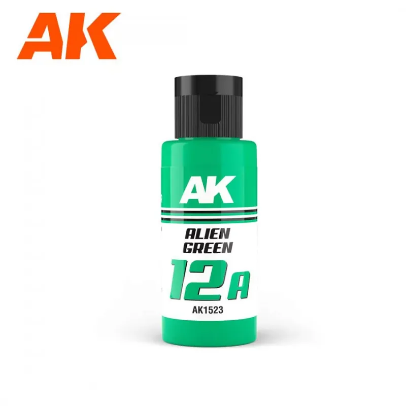 AK Interactive Dual Exo 12A - Alien Green 60ml Azonnal elérhető