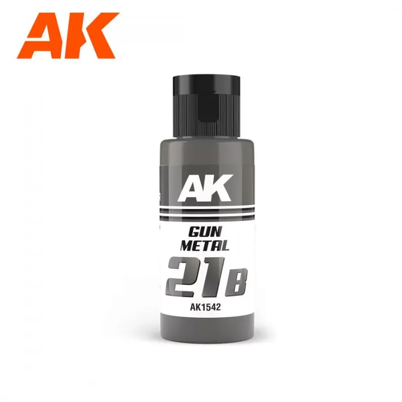 Vásárlói kedvenc AK Interactive Dual Exo 21B - Gun Metal 60ml