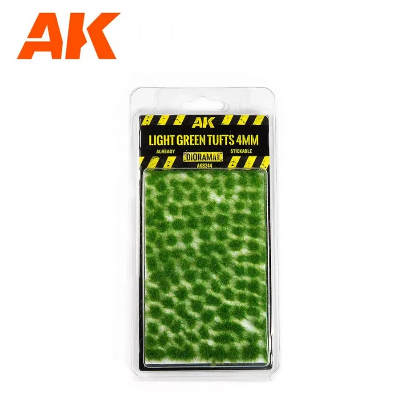 Legnépszerűbb AK Interactive tufts, Light green tufts 4 mm