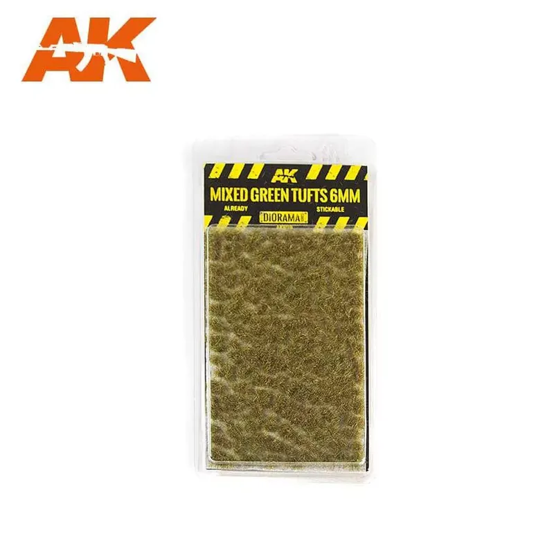 Azonnali szállítás AK Interactive tufts, Mixed green tufts 6mm