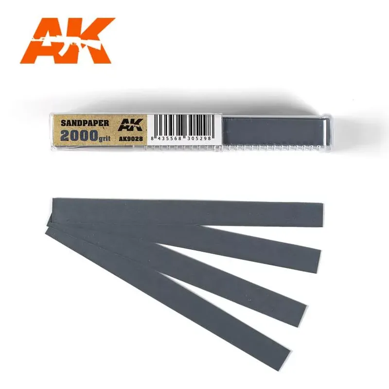 Vásárlói kedvenc AK Interactive Wet Sandpaper 2000 grit x 50 units
