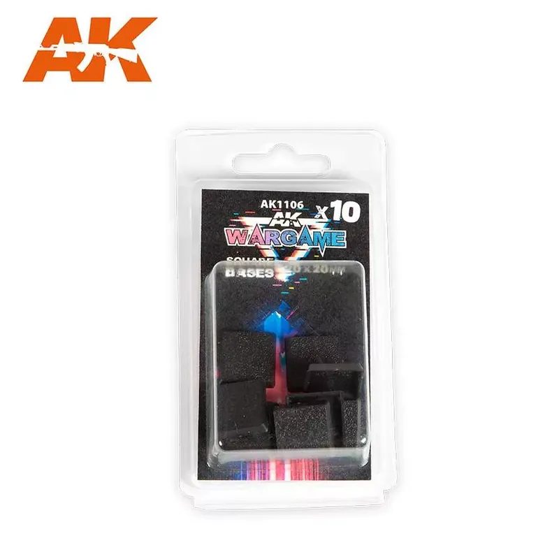 AK Square base 20 * 20 mm * 10 units Népszerű