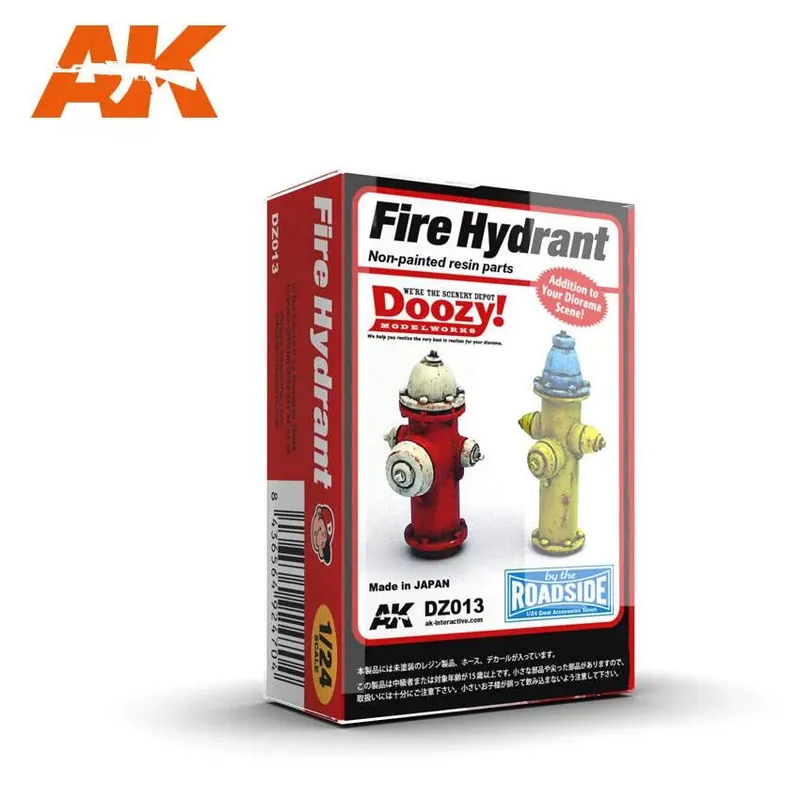 AK-Interactive - 1 24 Fire hydrant (tűzcsap) Azonnali szállítás