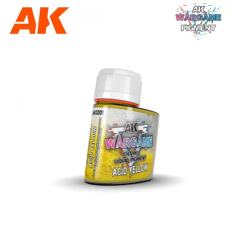 Legjobb ár AK-Interactive Acid Yellow enamel liquid pigment