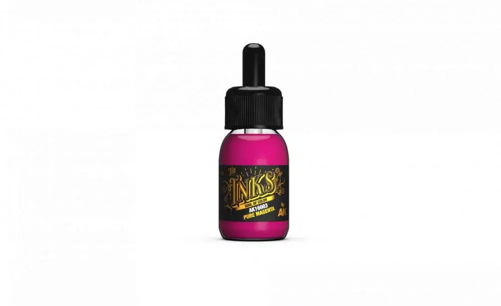Kiárusítás AK-Interactive AK16003 Pure Magenta The Inks 30 Ml