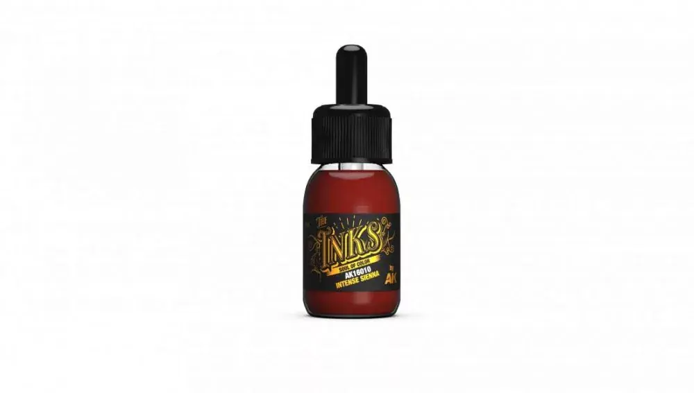 Kedvezmény AK-Interactive AK16010 Intense Sienna The Inks 30 Ml