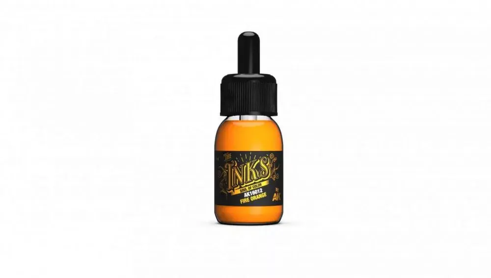 AK-Interactive AK16012 Fire Black The Inks 30 Ml Ne maradj le