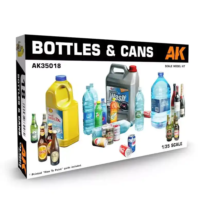 Szezonális akció AK-Interactive AK35018 1 35 Bottles and cans