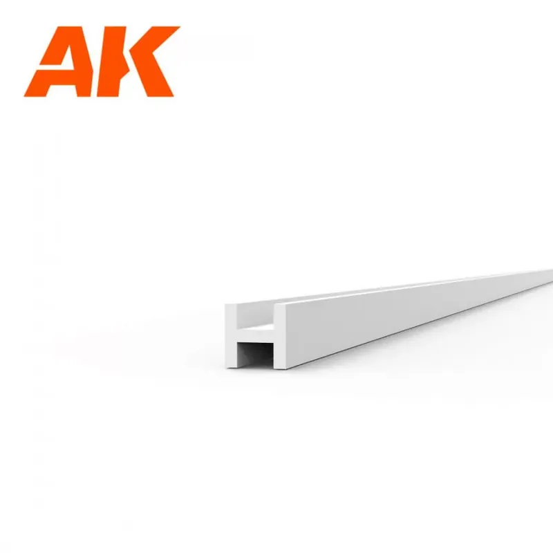 Ajánlat AK-Interactive AK6567 BEAMS H SHAPE 1.5 x 1.5 x 350 mm x 4 units
