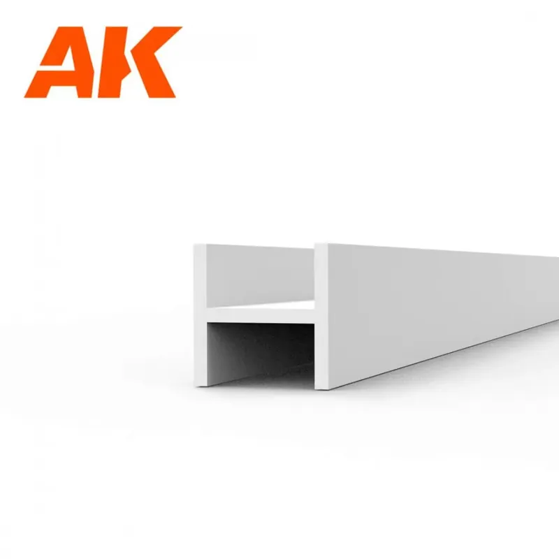 AK-Interactive AK6570 BEAMS H SHAPE 3.0 x 3.0 x 350 mm x 3 units Outlet
