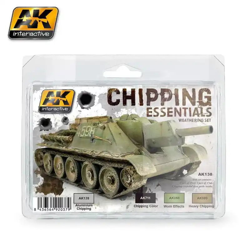 Ne maradj le AK-Interactive Chipping essentials weathering set