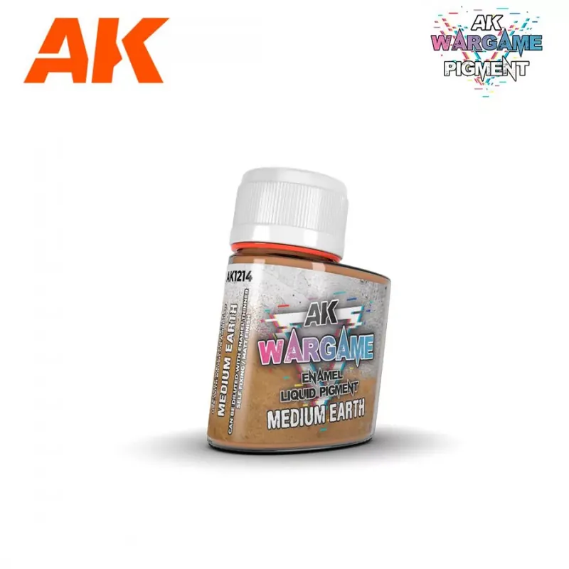 AK-Interactive enamel liquid pigment Medium Earth Alacsony ár