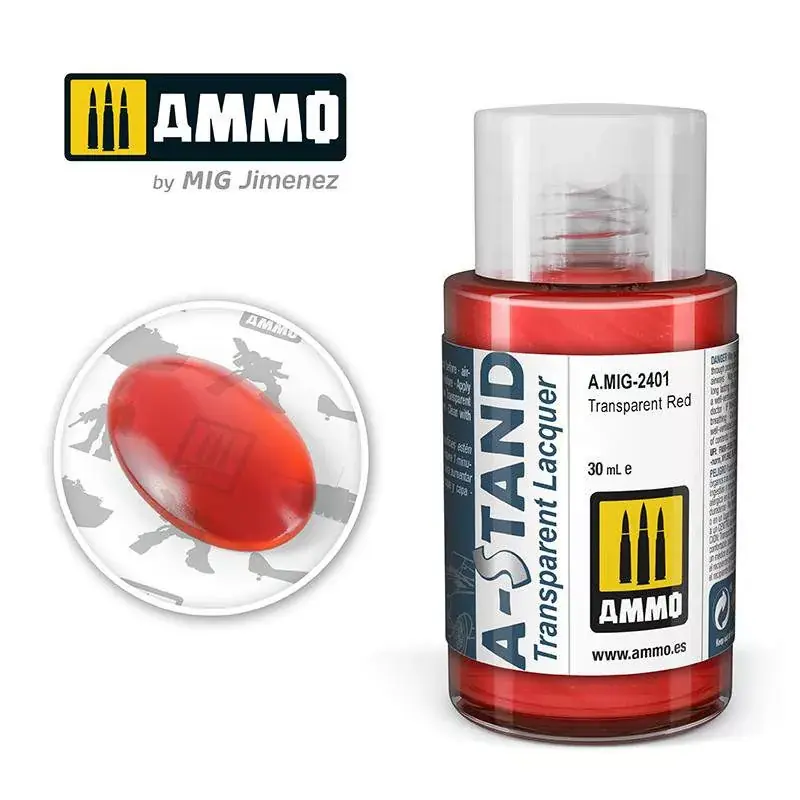 Kedvezményes ár AMMO by Mig A-STAND Transparent Red
