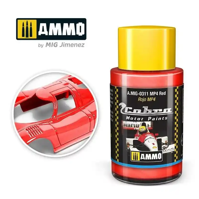 Gyors szállítás AMMO by Mig AMIG0311 Cobra Motor MP4 Red