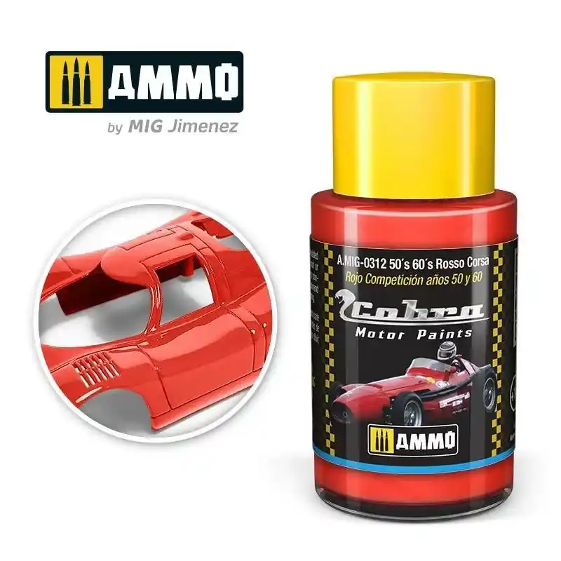 AMMO by Mig AMIG0312 Cobra Motor 50‘s 60‘s Rosso Corsa Exkluzív ajánlat