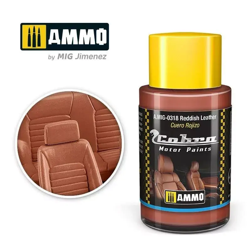 Vedd meg most AMMO by Mig AMIG0318 Cobra Motor Reddish Leather