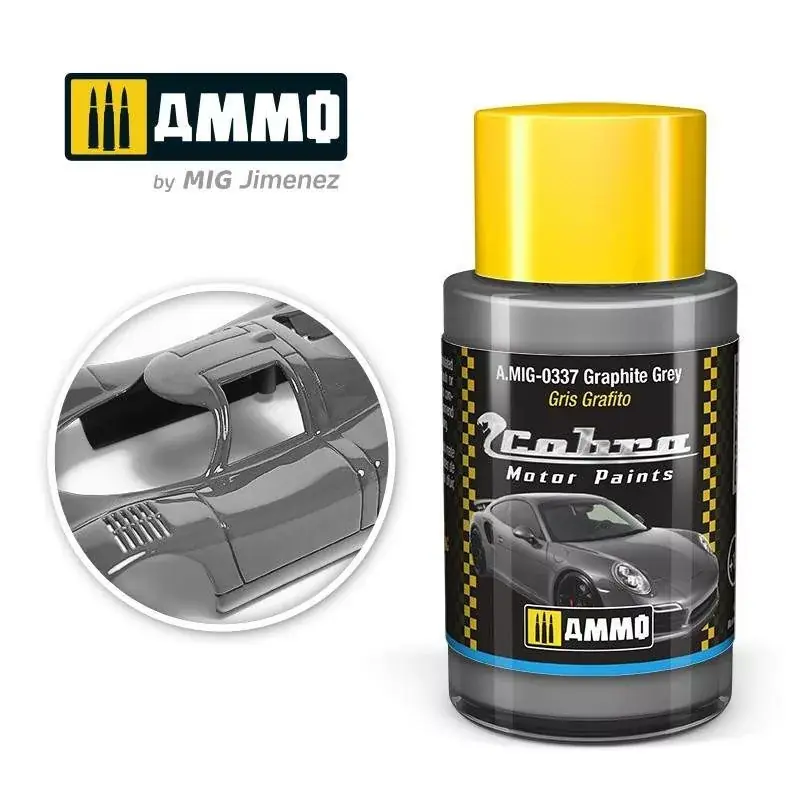 Legjobb ár AMMO by MiG AMIG0337 Cobra Motor Graphite Grey