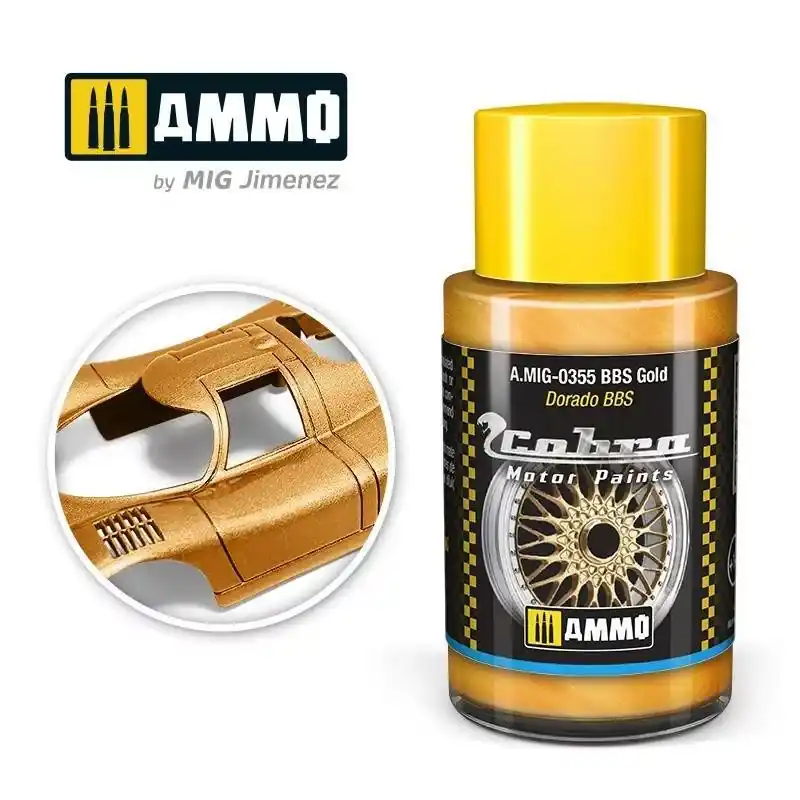 Nézd meg most AMMO by MiG AMIG0355 Cobra Motor BBS GOLD
