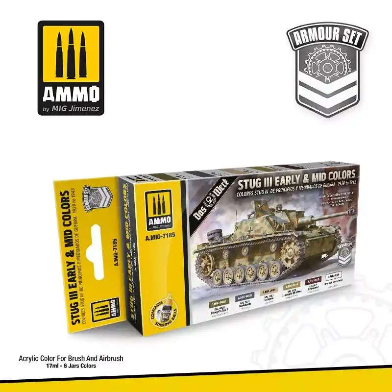 AMMO by Mig Amig7185 StuG III Early Mid Colors 1939 to 1943 Legjobb ár
