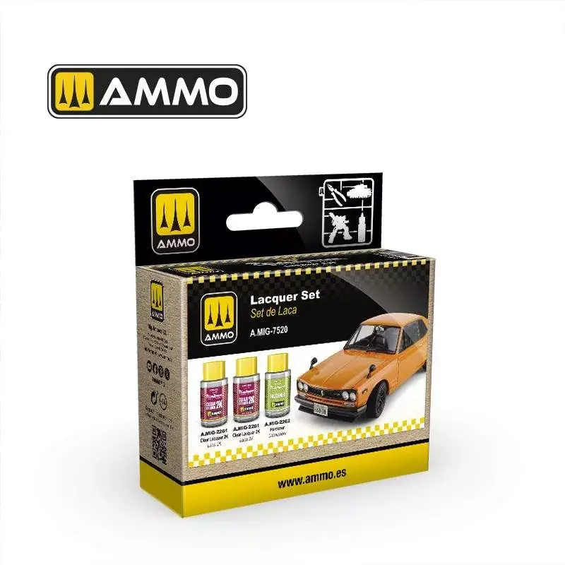 Végkiárusítás AMMO by Mig AMIG7520 Cobra Motor Lacquer Set