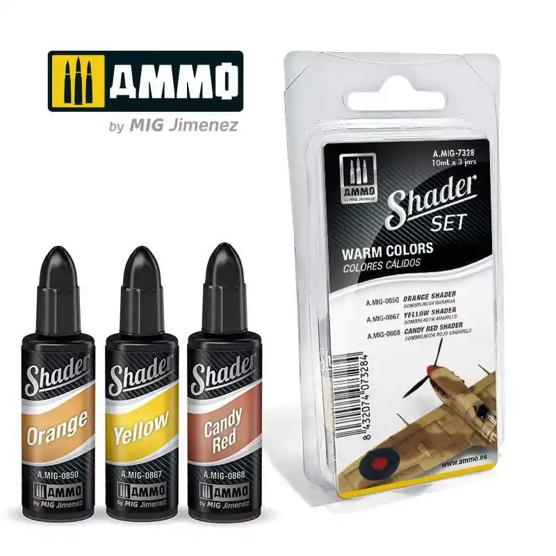 AMMO by Mig árnyékoló szett Warm Colors Expressz kézbesítés