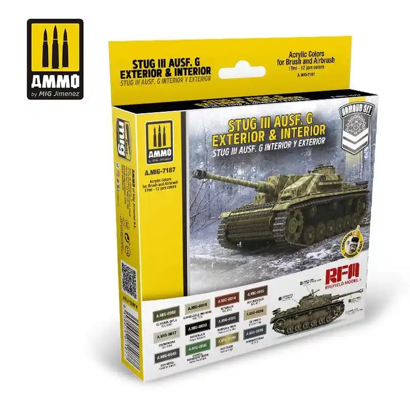 Szuper ajánlat AMMO by Mig Stug III Ausf. G exterior interior set