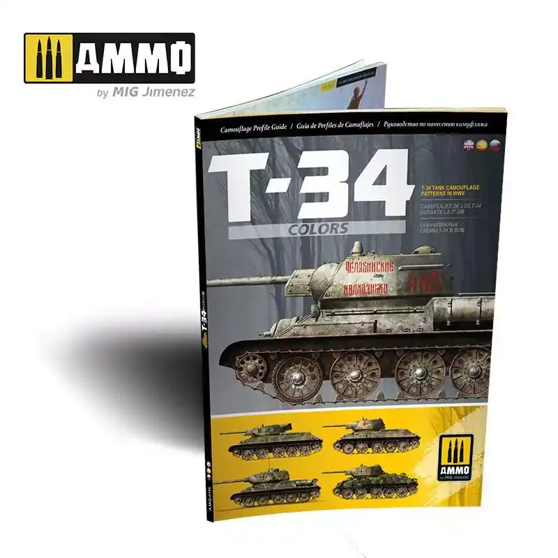 AMMO by Mig T-34 Colors. T-34 Tank Camouflage Patterns in WWII ENGLISH, SPANISH, RUSSIAN Outlet
