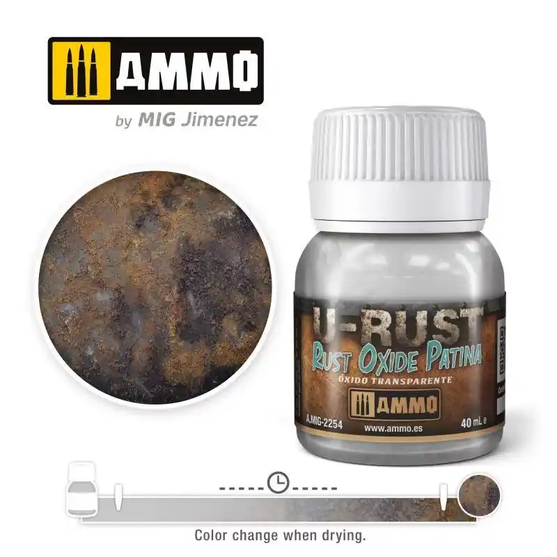 Akciós ár AMMO by Mig U-RUST Rust Oxide Patina (40mL)