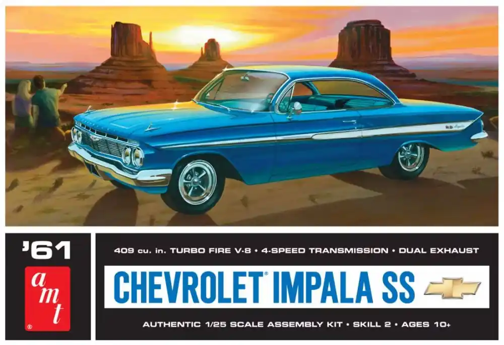 AMT AMT1013 1 25 1961 Chevy Impala SS Kedvezmény