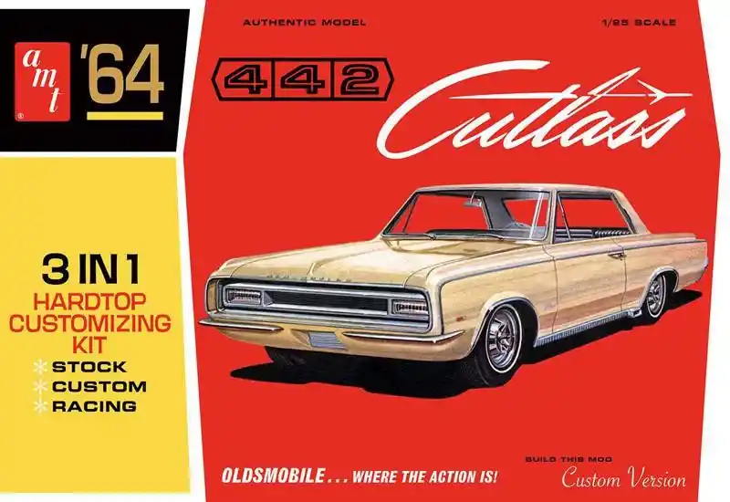 AMT AMT1066 1 25 1964 Olds Cutlass 442 Hardtop Alacsony ár