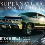 AMT AMT1124 1 25 1967 Chevy Impala 4-Door Supernatural Kedvezmény