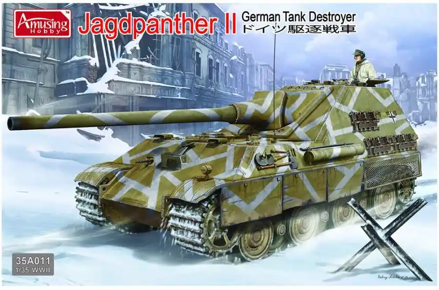 Akciós ár Amusing Hobby 1 35 German Tank Destroyer Jagdpanther II harcjármű makett