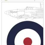 ASK decal 1 32 Hawker Hurricane Mk.I, Mk.II - stencils Gyors szállítás