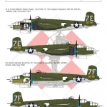 Árcsökkenés ASK decal 1 48 B-25J Mitchell part 6 - US Dogface Squadron ”Watch Copier” ”Willie”, Mediterranean area