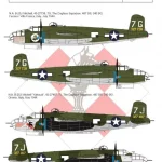 Legkelendőbb ASK decal 1 48 B-25J Mitchell part 7 - US Dogface Squadron, ”Yahoudi”, Mediterranean area