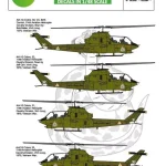 ASK decal 1 48 Bell AH-1G Cobra 114th Aviation helicopter cavalery - part 3 Expressz kézbesítés