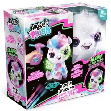 Airbrush Plush Style 4 Ever sötétben világító, színezhető plüss unikornis Szuper ajánlat