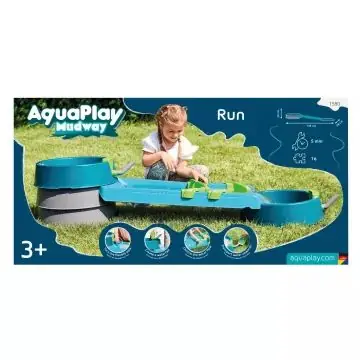 Gyors kiszállítás AquaPlay Mudway Run – Vízi- és sárpálya játékszett, 1.35 m
