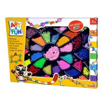 Szuper akció ArtFun Giga színes gyöngyszett - 10 000 darabos