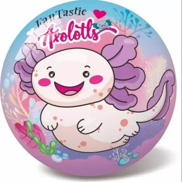 Axolotl mintájú gumilabda – 23 cm Ne maradj le