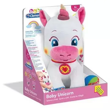 Szezonális akció Baby Clementoni Interaktív plüss unikornis